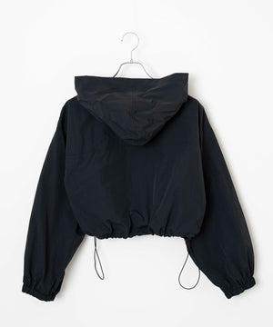 ショートナイロンブルゾン