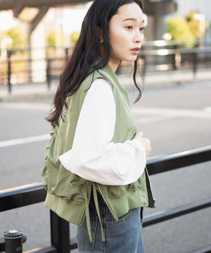 カーキ モデル：161cm F着用