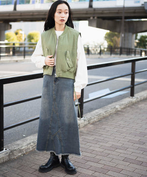 カーキ モデル：161cm F着用