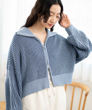 ブルー　モデル:163cm F着用