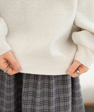 ホワイトアイボリー 　モデル:163cm F着用