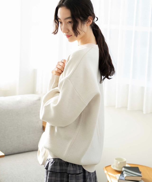 ホワイトアイボリー 　モデル:163cm F着用