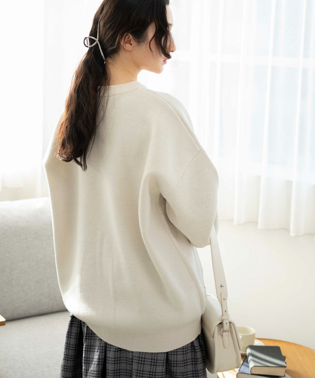 ホワイトアイボリー 　モデル:163cm F着用