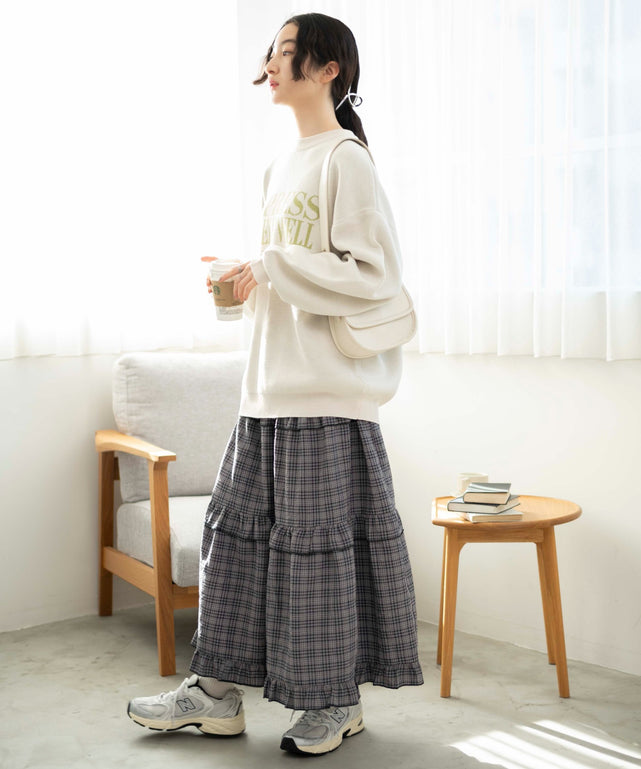 ホワイトアイボリー 　モデル:163cm F着用