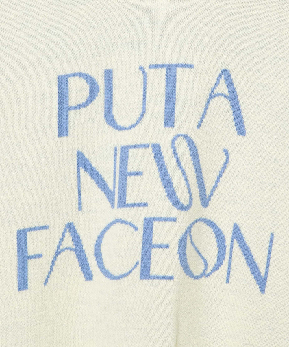 ジャガードニットプルオーバー