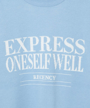 ジャガードニットプルオーバー