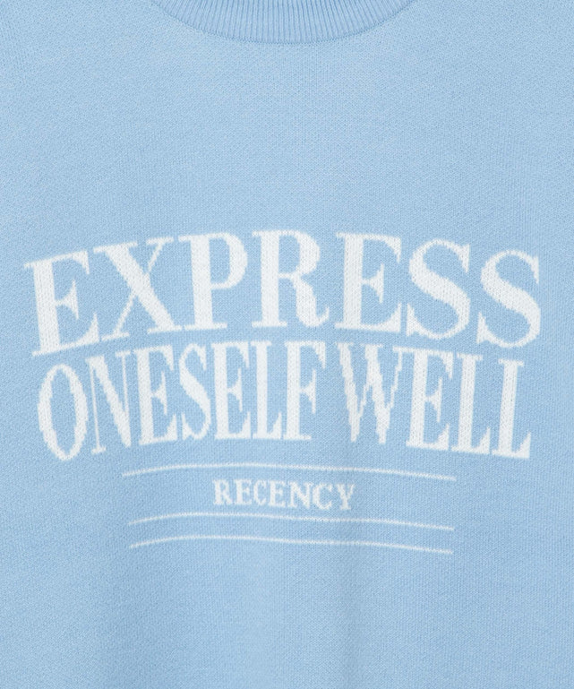 ジャガードニットプルオーバー