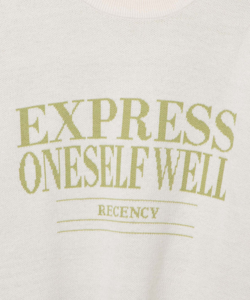 ジャガードニットプルオーバー