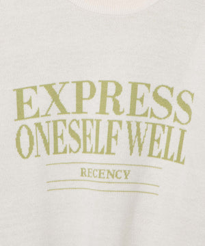 ジャガードニットプルオーバー