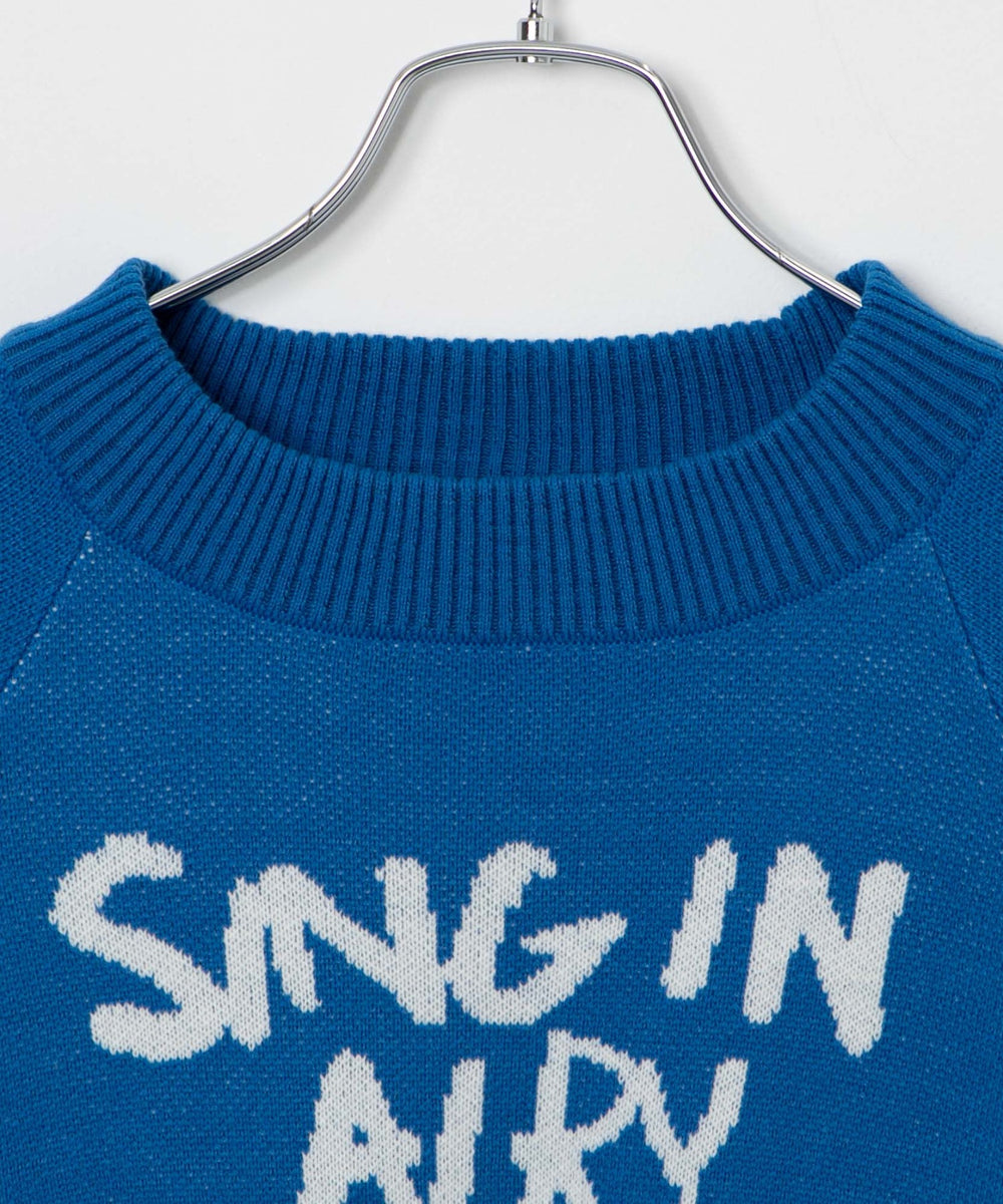 ジャガードショートニットプルオーバー