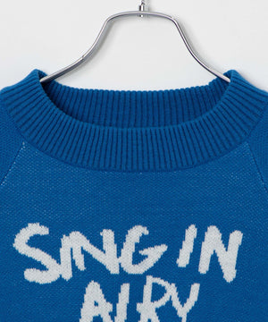 ジャガードショートニットプルオーバー