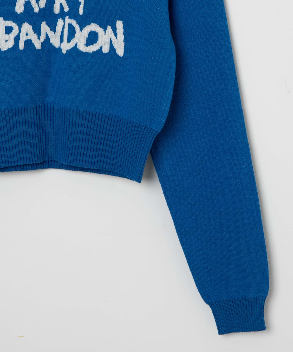 ジャガードショートニットプルオーバー