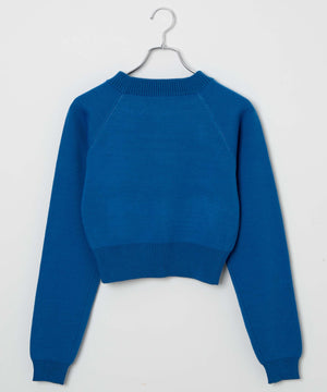 ジャガードショートニットプルオーバー