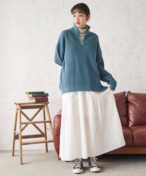 ブルー モデル：165cm M着用