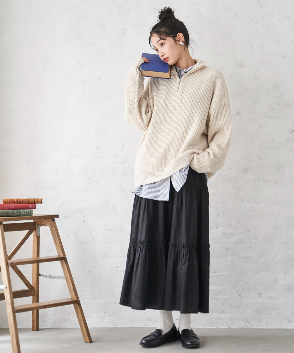 ホワイト モデル：165cm M着用