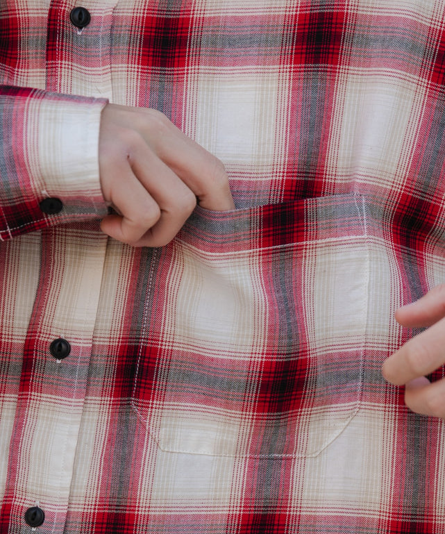 ブルー系チャック モデル：174cm L着用