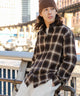 ブラウン系チェック モデル：174cm L着用