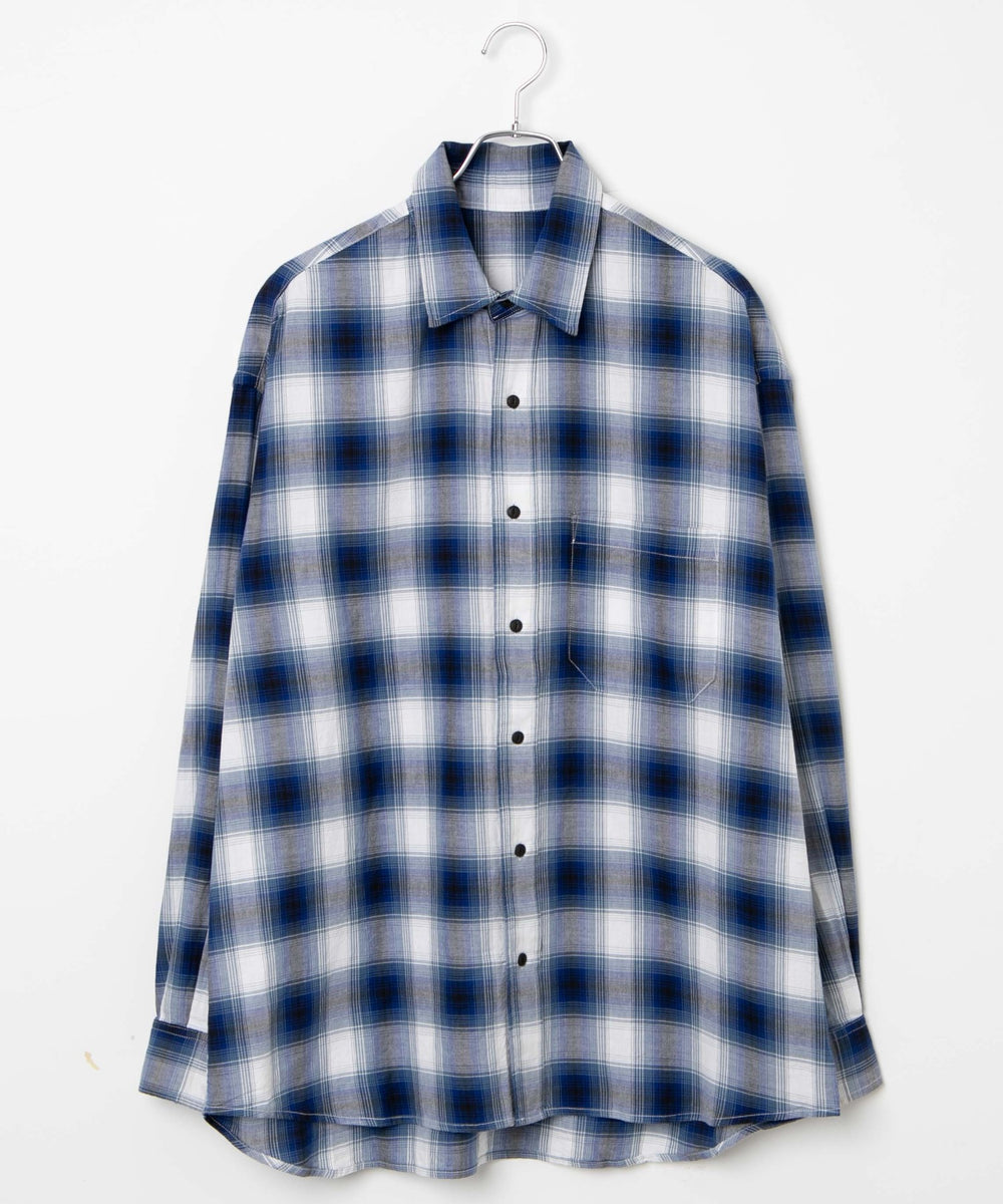 ブルー系チェック