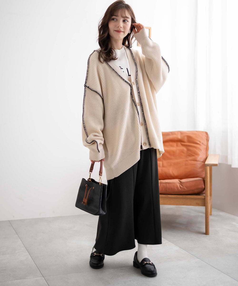 ホワイト モデル : 159cm L着用