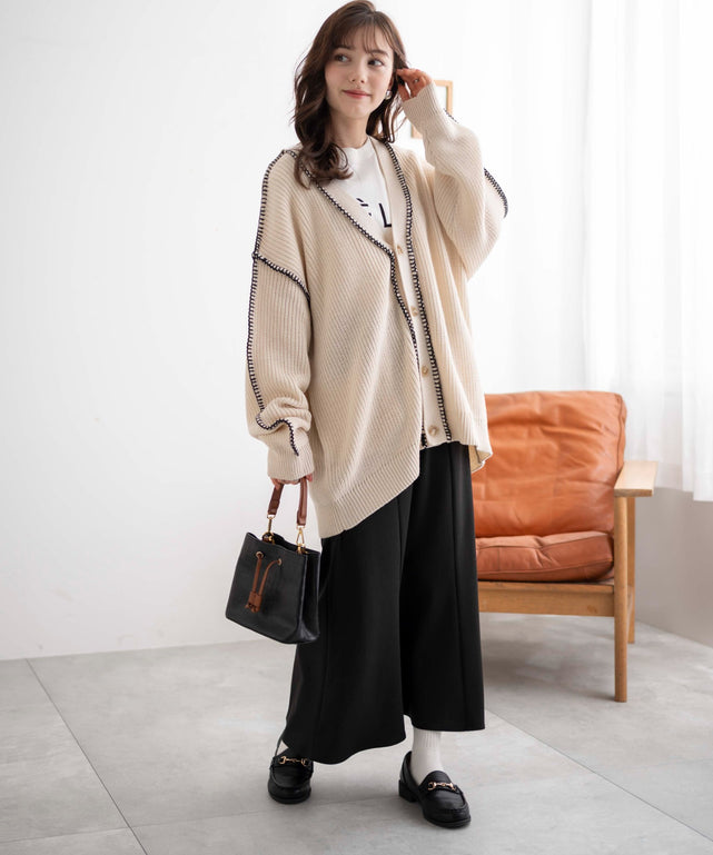 ホワイト モデル : 159cm L着用