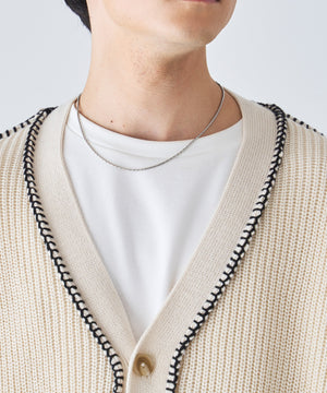 ハンドステッチカーディガン