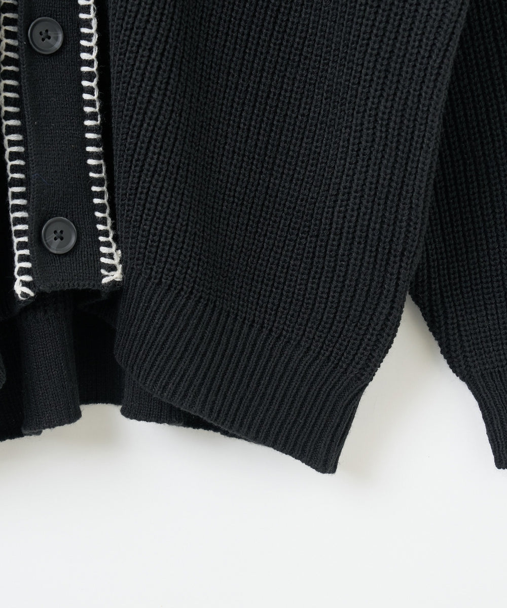 ハンドステッチカーディガン
