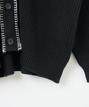 ハンドステッチカーディガン