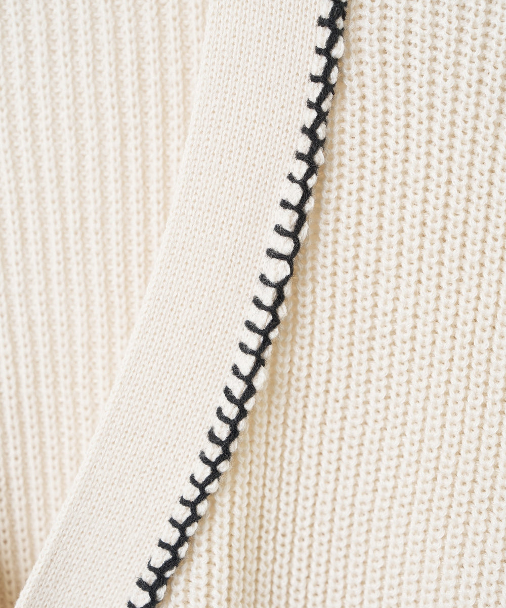 ハンドステッチカーディガン