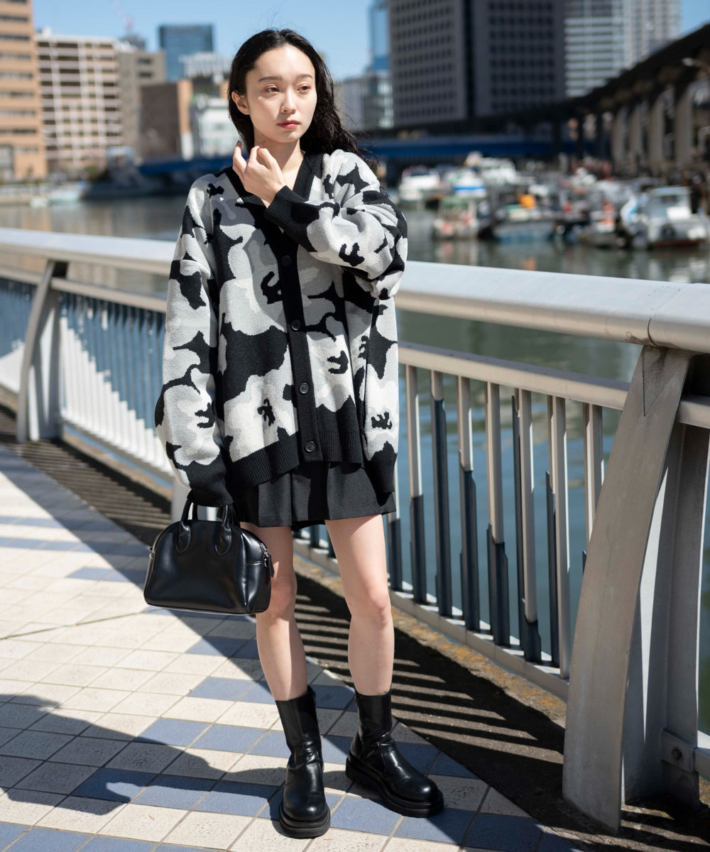 柄2 モデル : 161cm L着用