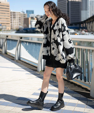 柄2 モデル : 161cm L着用