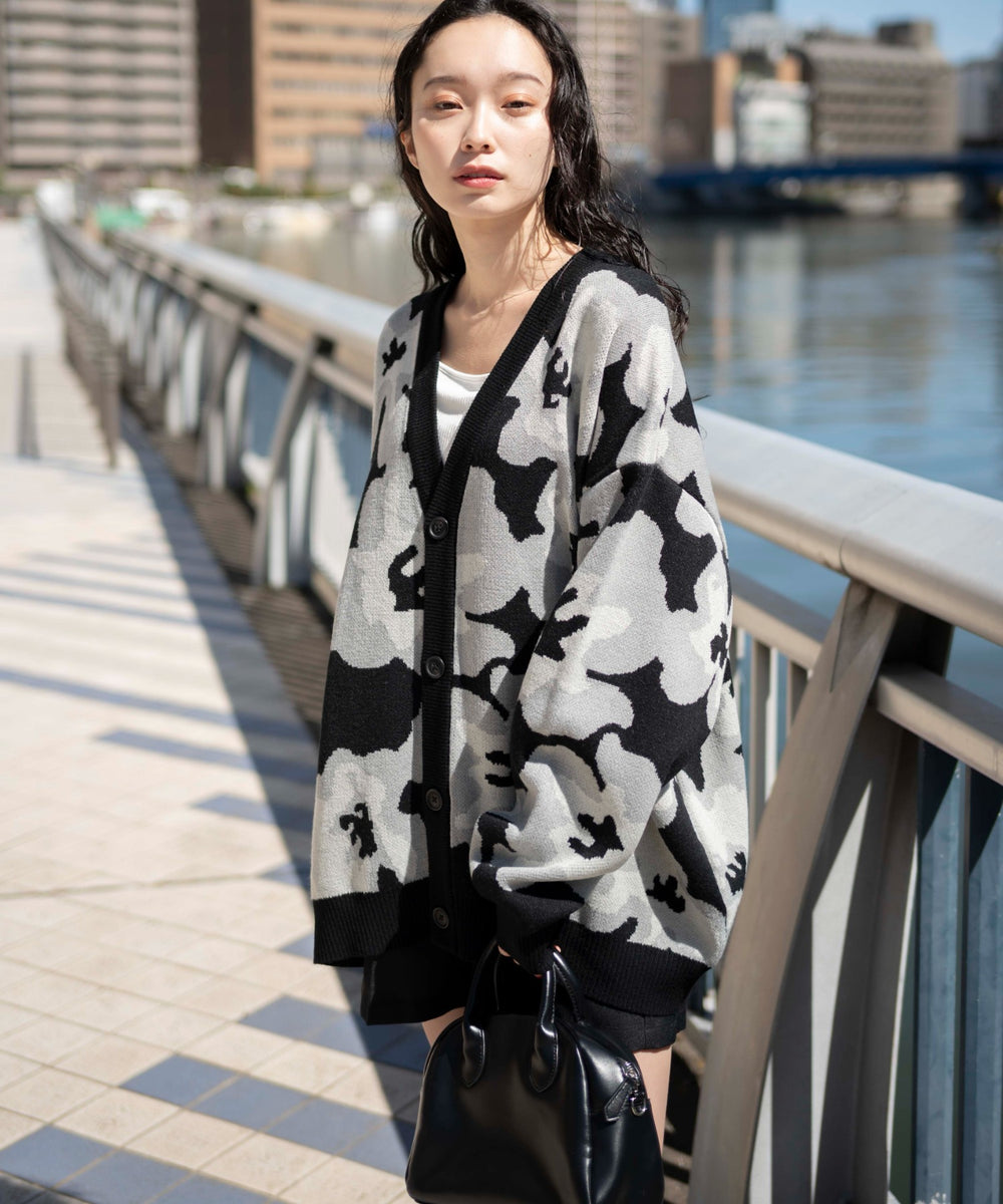 柄2 モデル : 161cm L着用