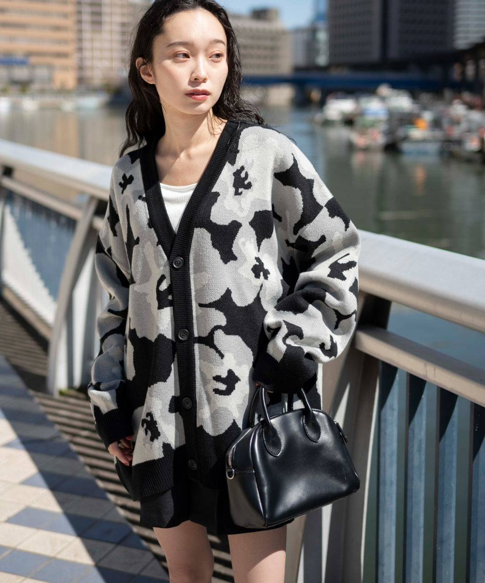 柄2 モデル : 161cm L着用