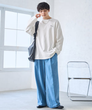 デニム淡色 モデル：175cm L着用