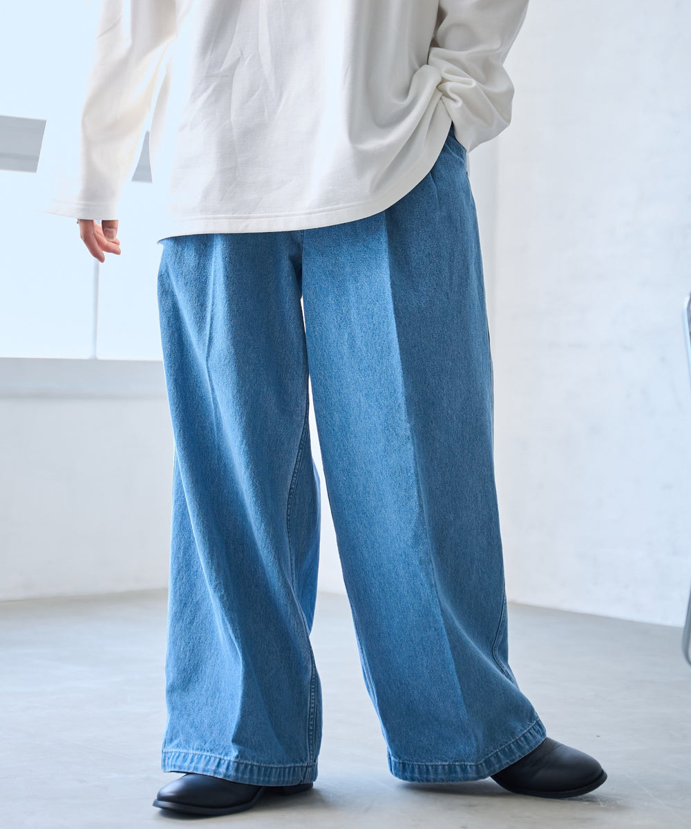 デニム淡色 モデル：175cm L着用