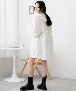 オフホワイト　モデル:163cm F着用