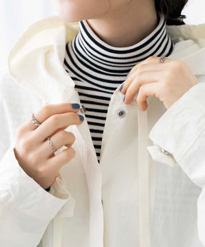 オフホワイト　モデル:163cm F着用