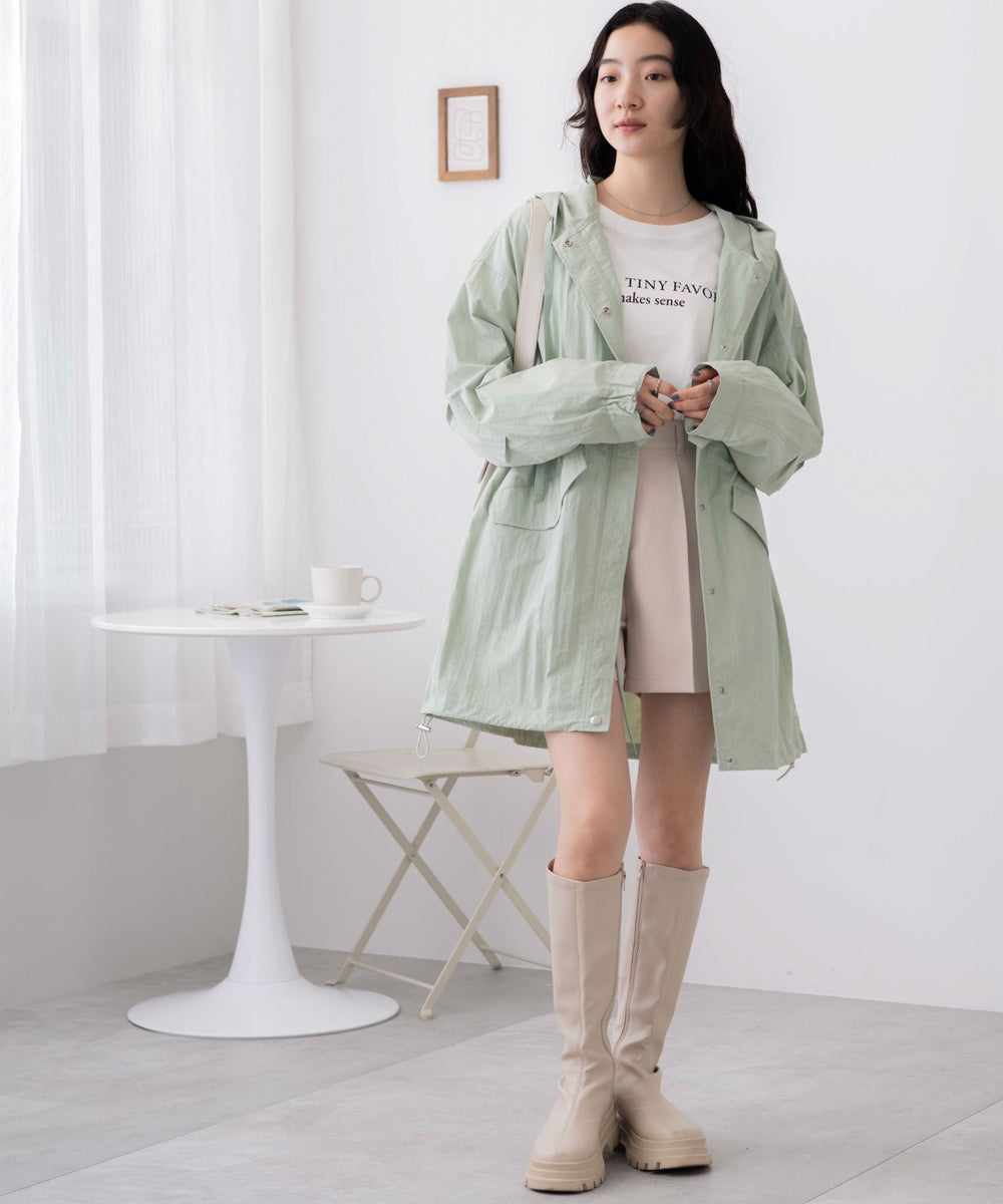 グリーン　モデル:163cm F着用