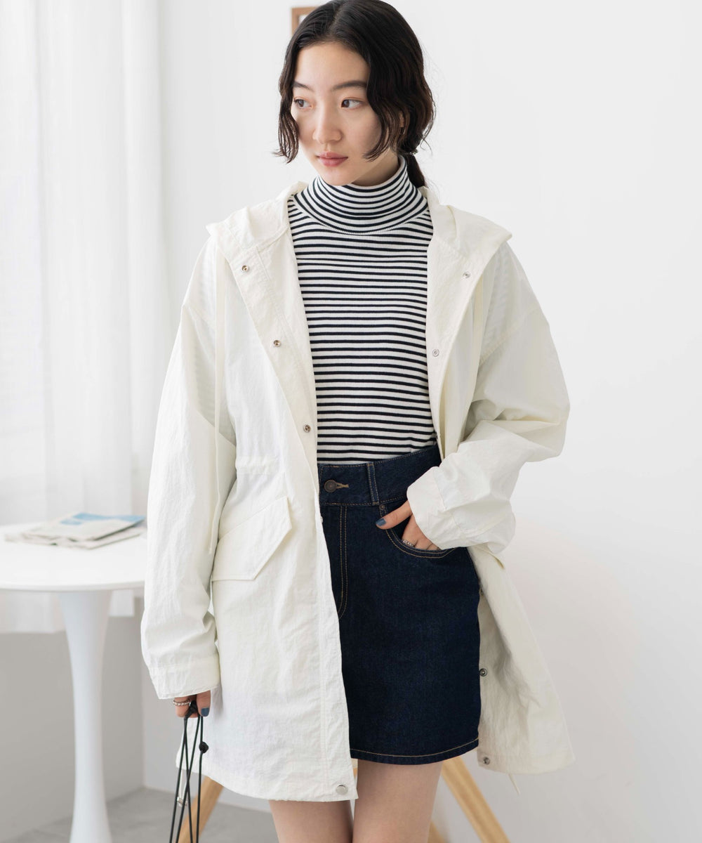 オフホワイト　モデル:163cm F着用