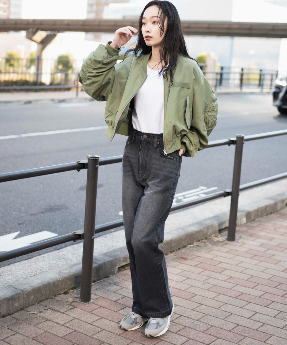 カーキ モデル：161cm F着用