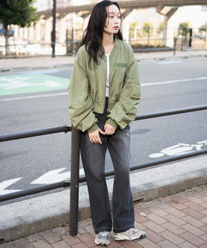 カーキ モデル：161cm F着用