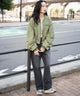 カーキ モデル：161cm F着用