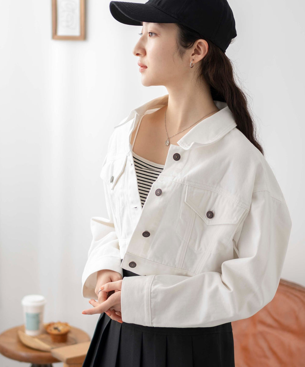 オフホワイト　モデル:163cm F着用