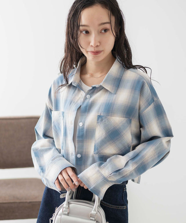 オンブレチェックショートシャツ｜WEGO（ウィゴー） – WEGO ONLINE STORE