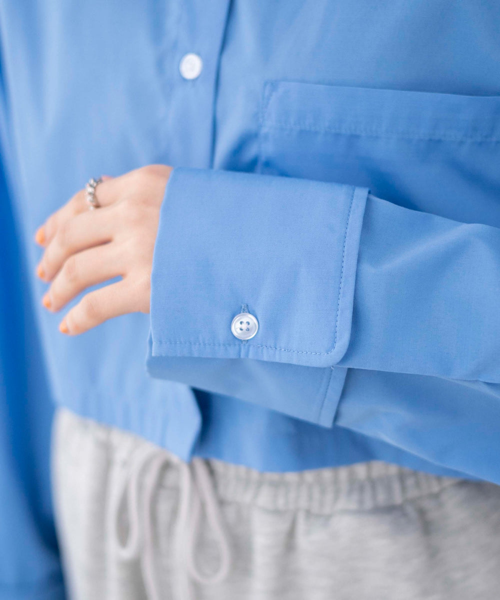 ブルー　モデル:163cm F着用