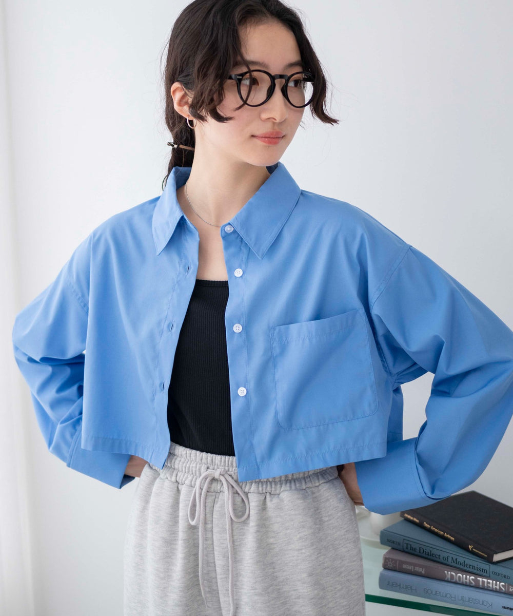 ブルー　モデル:163cm F着用