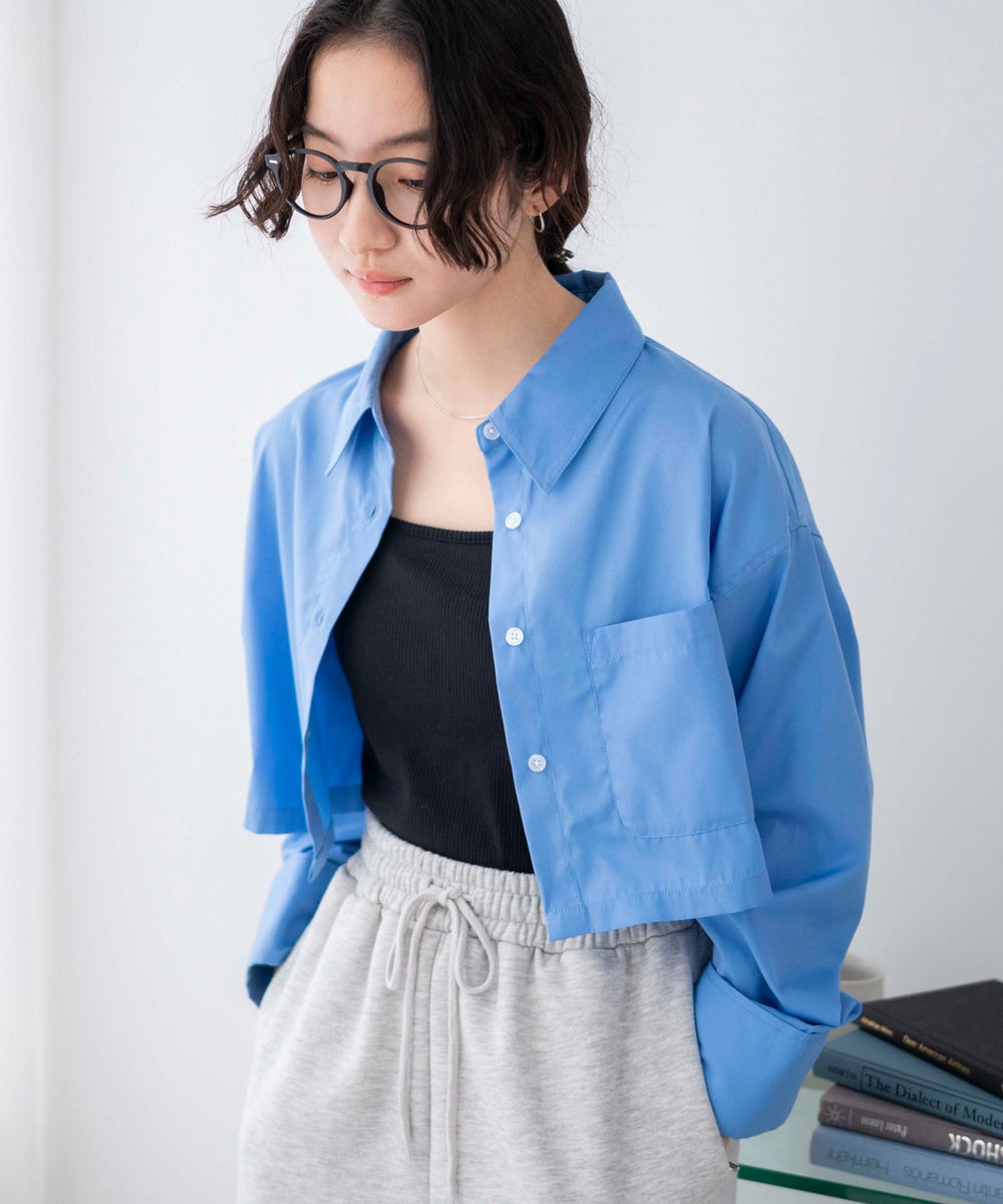 ブルー　モデル:163cm F着用