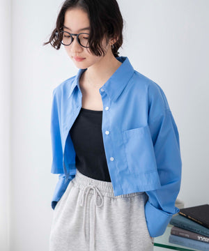 ブルー　モデル:163cm F着用