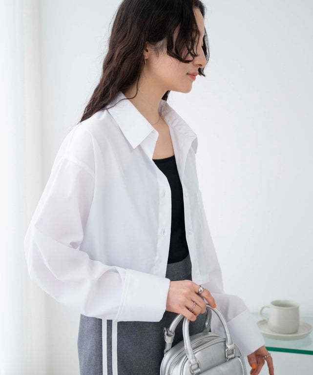 ホワイト 　モデル:163cm F着用