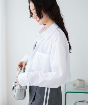 ホワイト 　モデル:163cm F着用