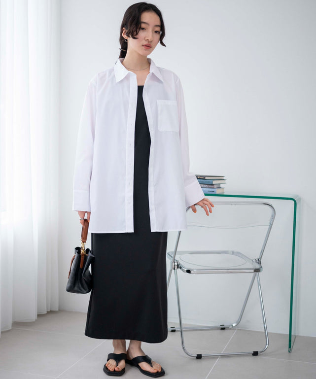 ホワイト 　モデル:163cm F着用